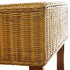 Swen Studio -  Dining Chairs 6 pcs Brown Natural Rattan